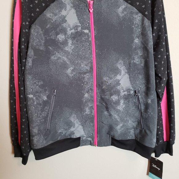 Cherokee Infinity X Disney NWT Watch Me Go Zip Front Scrub Jacket Large - Picture 6 of 13